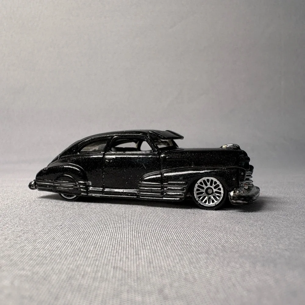 Hot Wheels 47 Chevy Fleetline Black Diecast 1:64 Scale Toy Car 2003 GM Malaysia